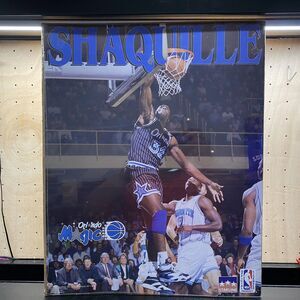 Vintage Shaq 1993 Orlando Magic NBA Rookie Year Starline Poster 16x20